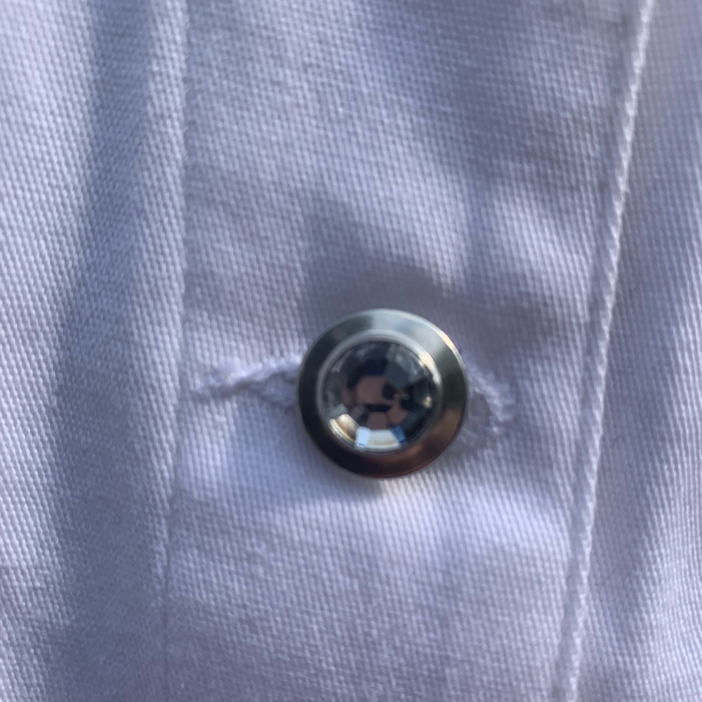 Quacker Factory Sparkle And Shine Twill Vest Size… - image 4